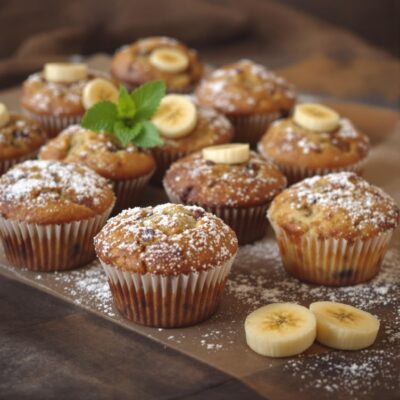 Banana Muffins II: Delightfully Moist and Flavorful!