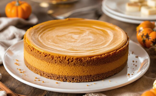 Double Layer Pumpkin Cheesecake: Your Ultimate Fall Delight!