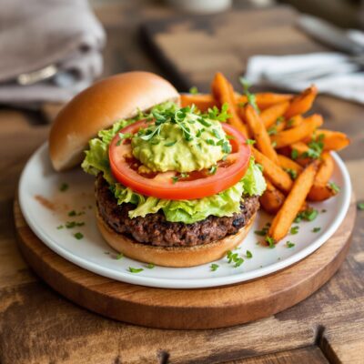 Delicious Homemade Black Bean Veggie Burgers Recipe!
