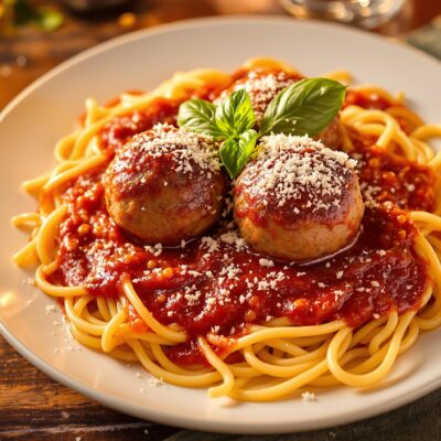 Italian Spaghetti Sauce with Meatballs: A Flavor Explosion!
