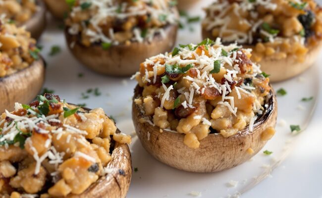 Mouth-Watering Stuffed Mushrooms: Irresistible Appetizer!