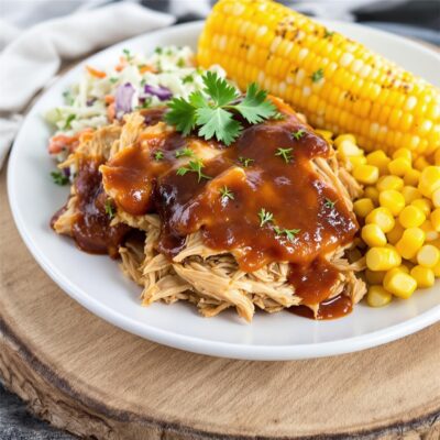 Zesty Slow Cooker Chicken Barbecue: Irresistible Flavor!