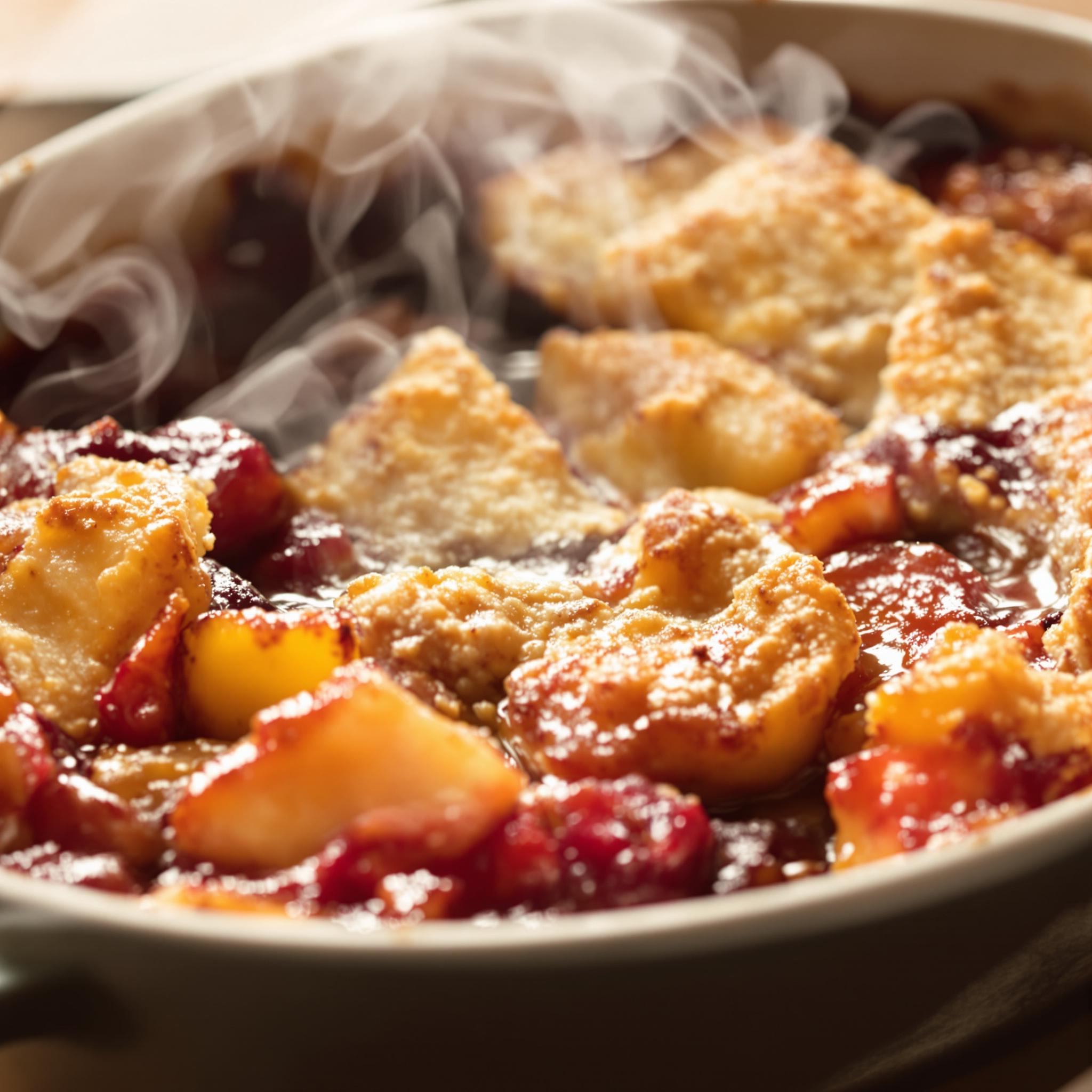 Easy Batter Fruit Cobbler