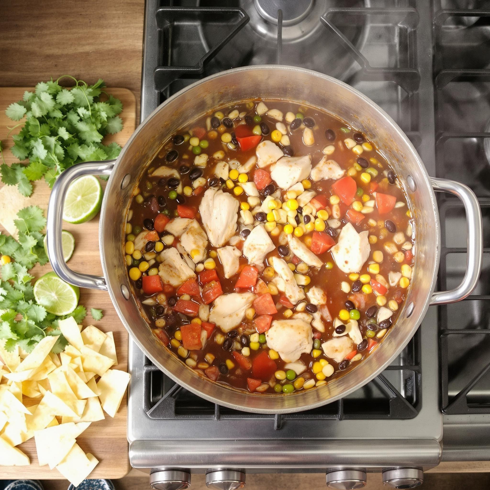 Six Can Chicken Tortilla Soup