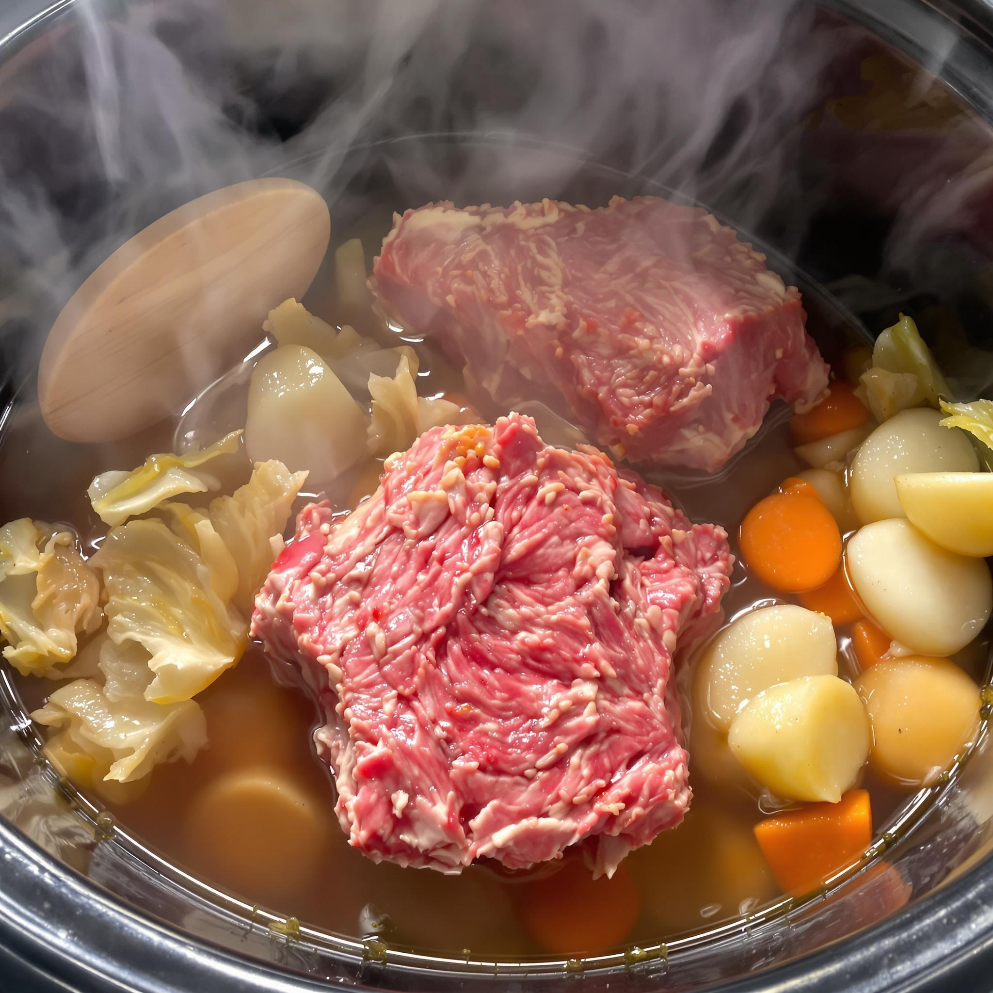 Slow-Cooker Corned Beef and Cabbage