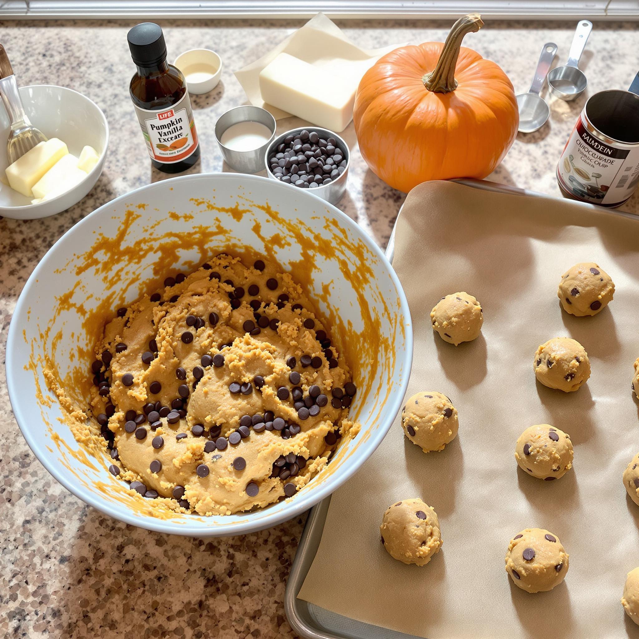 Pumpkin Chocolate Chip Cookies III