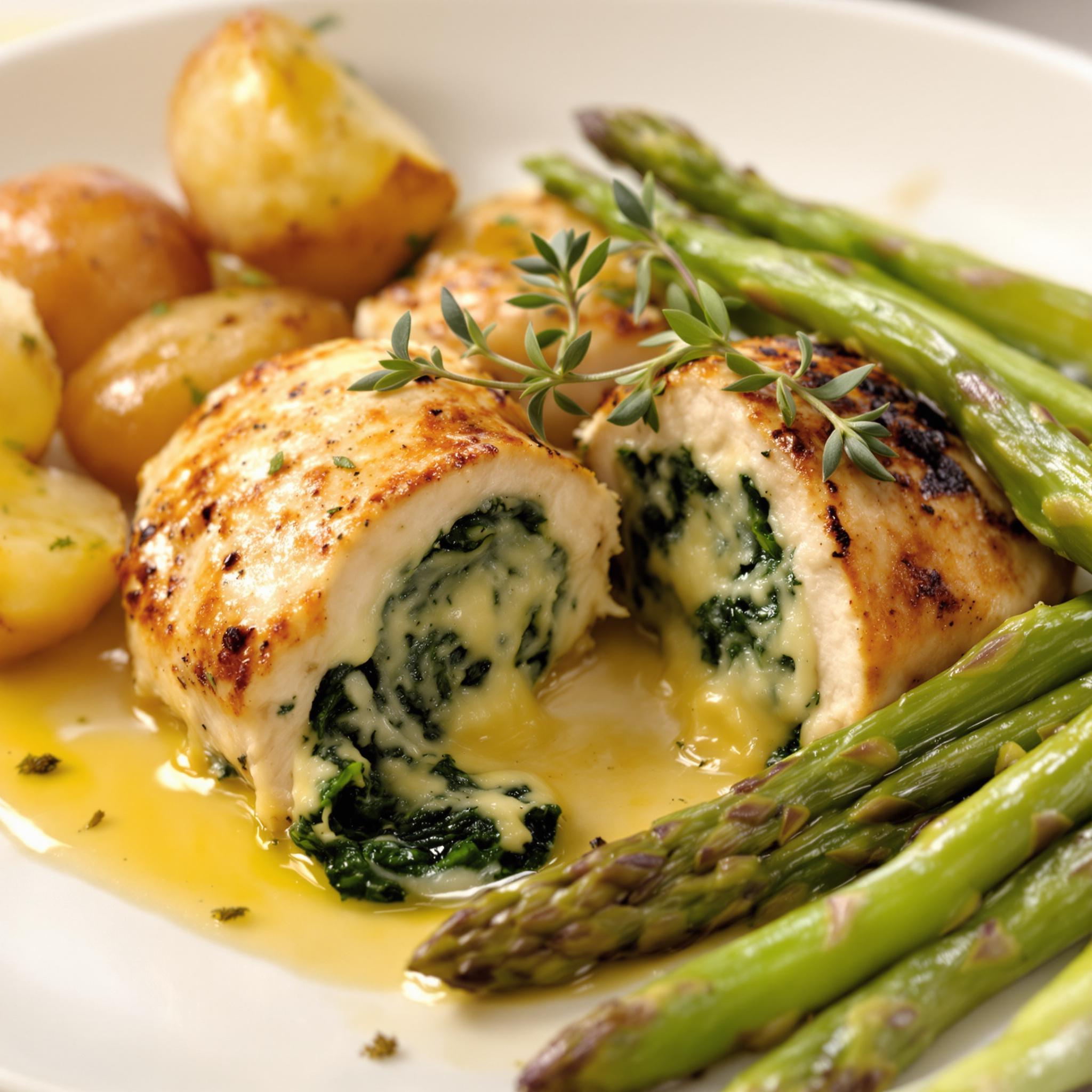 Spinach Stuffed Chicken Breasts