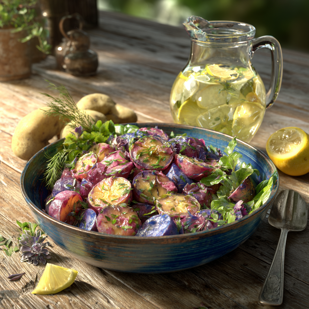 red hot and blue potato salad recipe