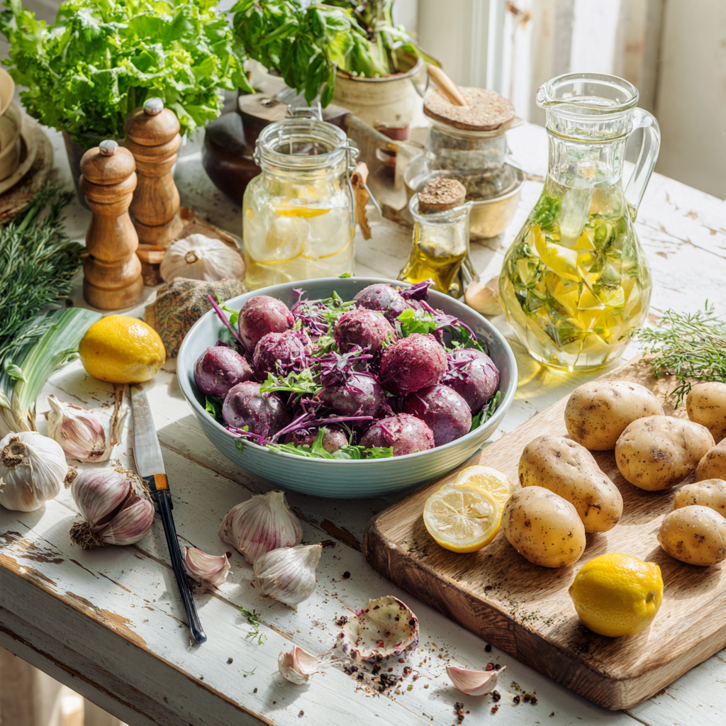 red hot and blue potato salad recipe