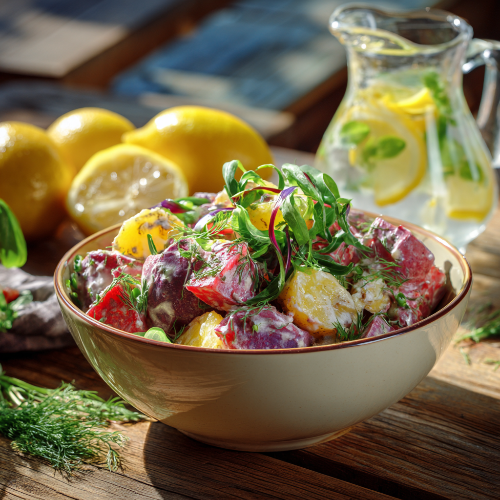 red hot and blue potato salad recipe