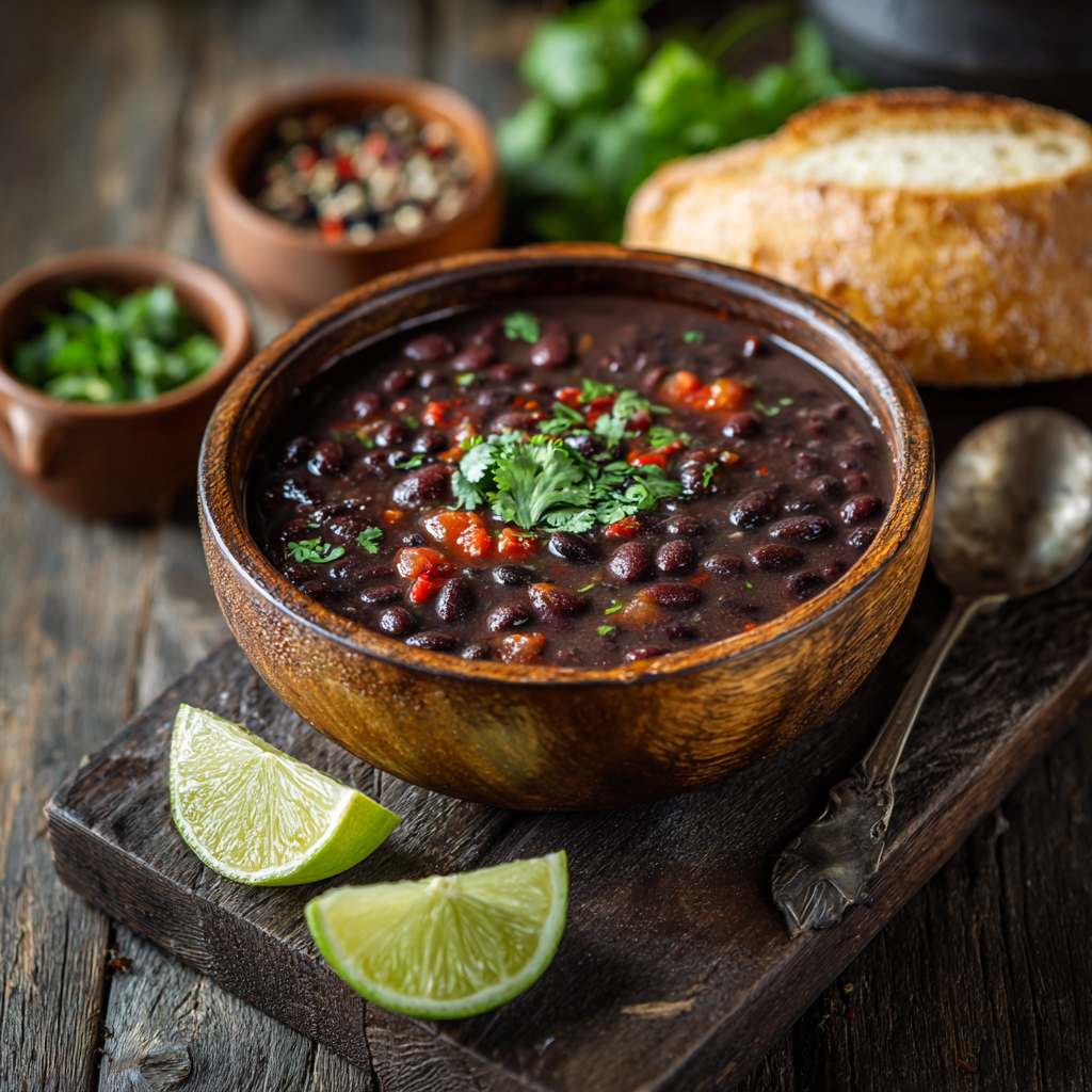 panera black bean soup recipe
