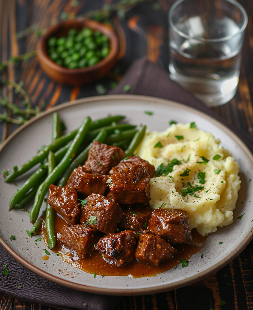 crock pot cubed steak