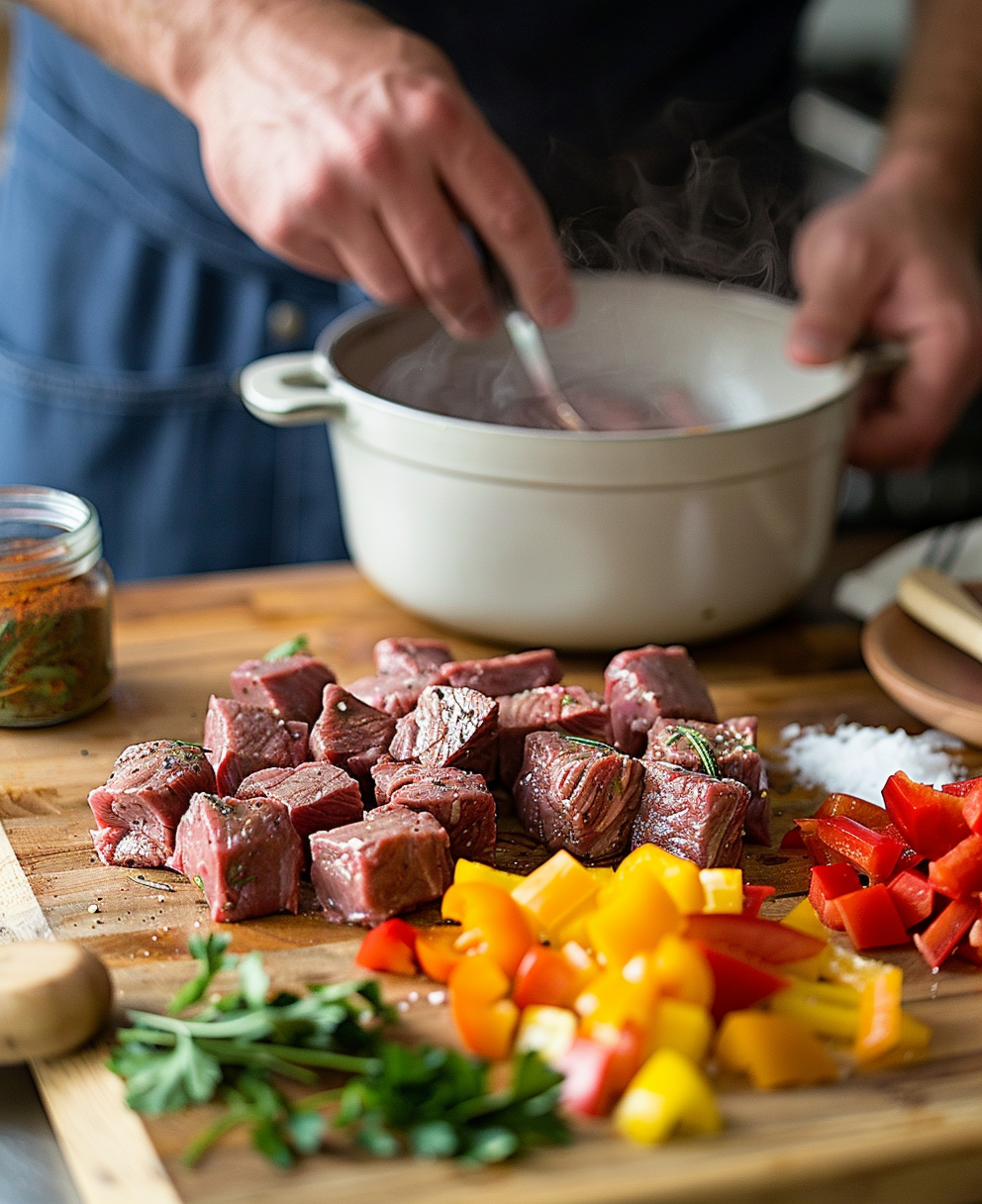 crock pot cubed steak