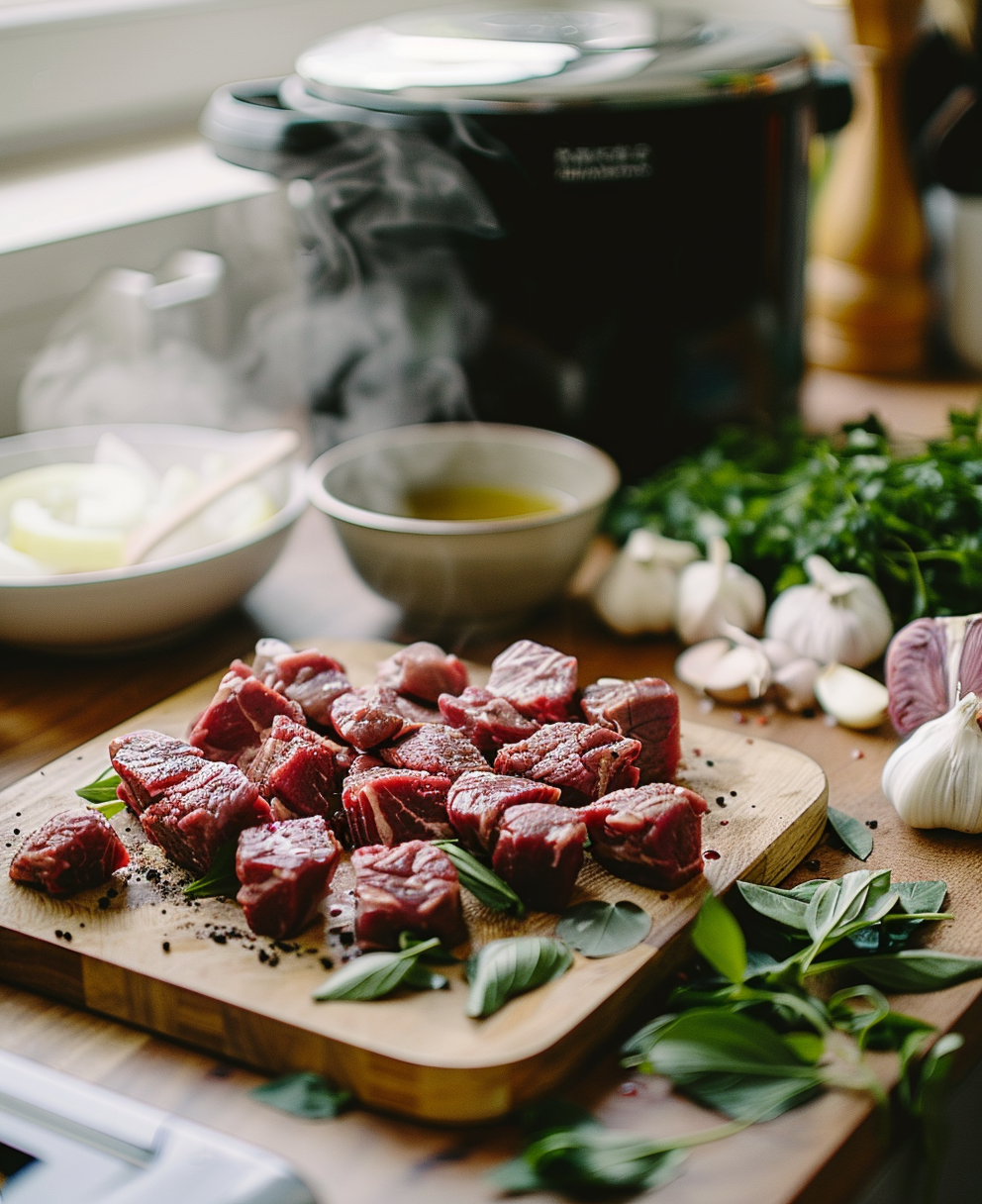 crock pot steak bites