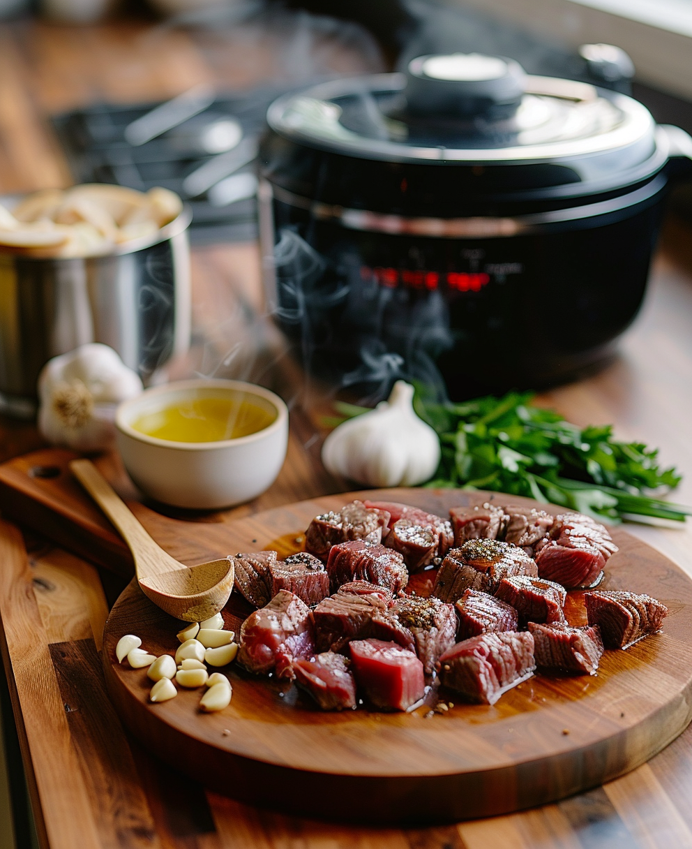 crock pot steak bites