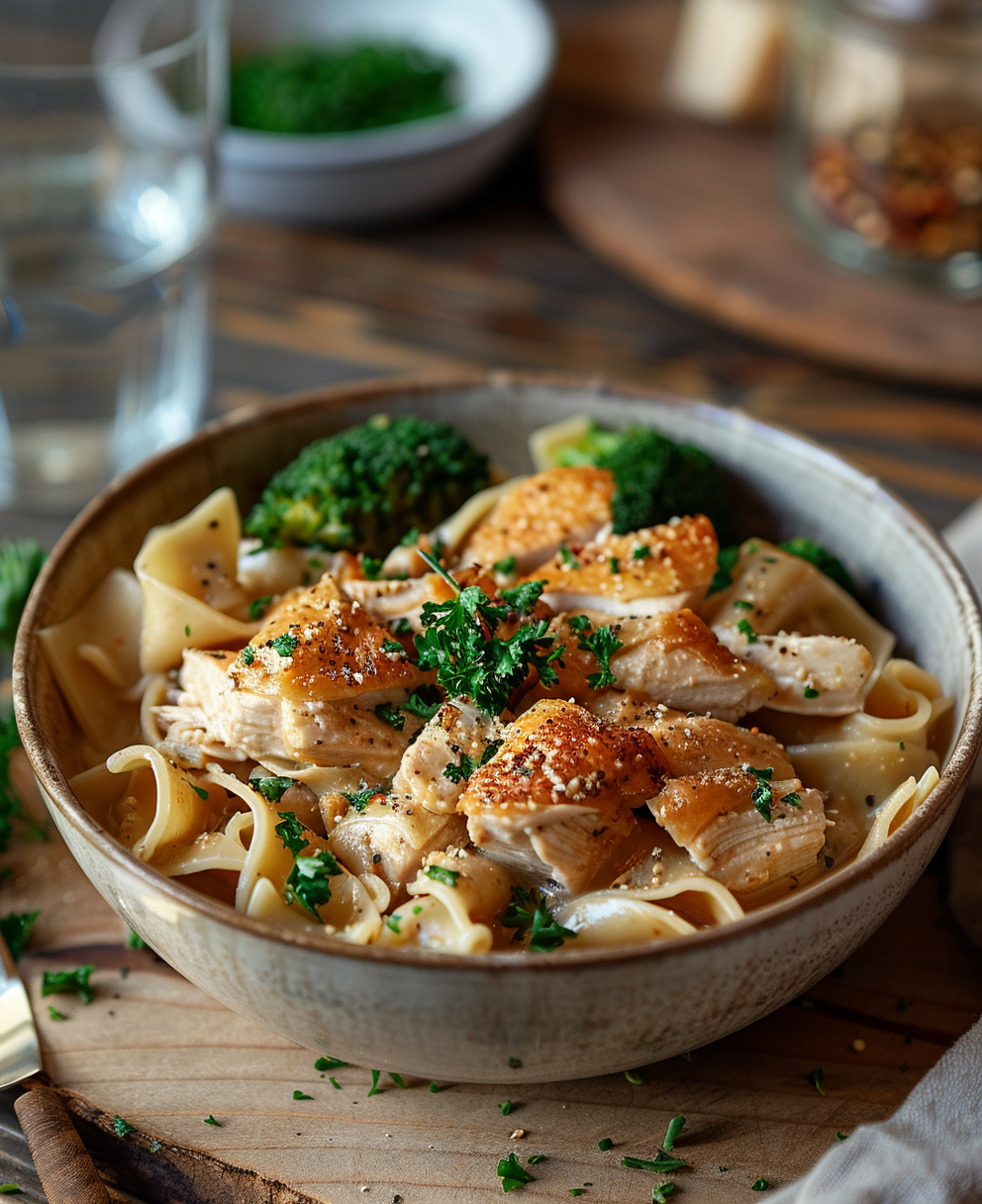crockpot chicken and noodles