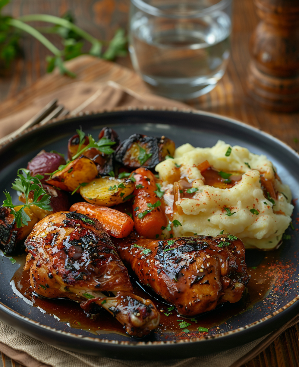 fake bbq chicken in air fryer slow cooker