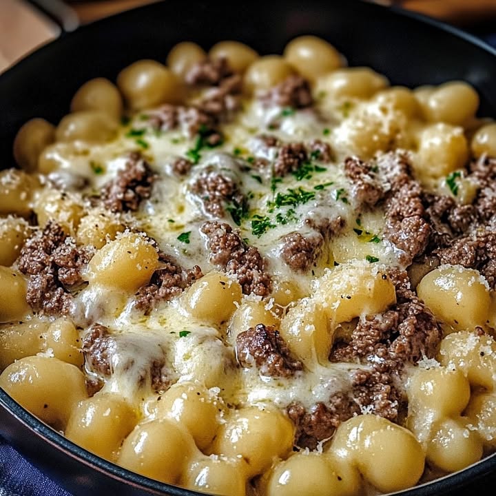 Creamy Beef Shells