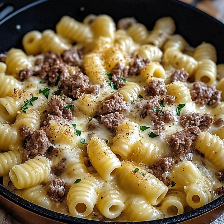 Creamy Beef Shells