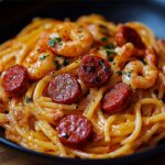 Creamy Pepper Spaghetti