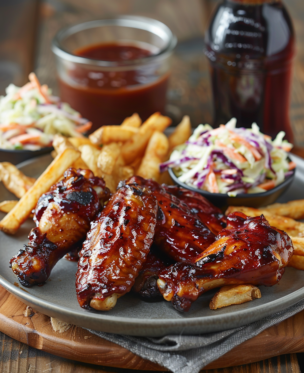 baked barbecue chicken wings