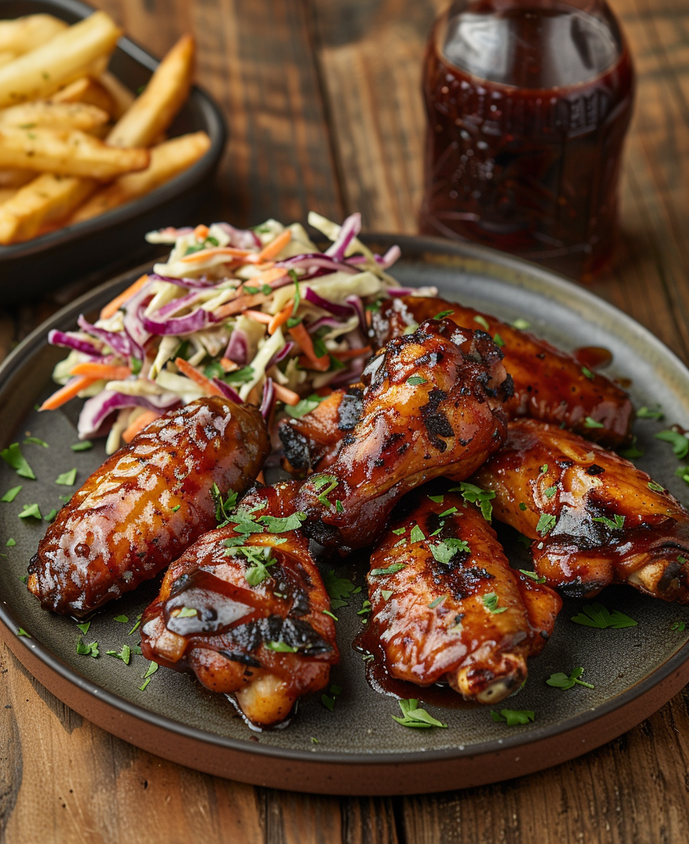 baked barbecue chicken wings