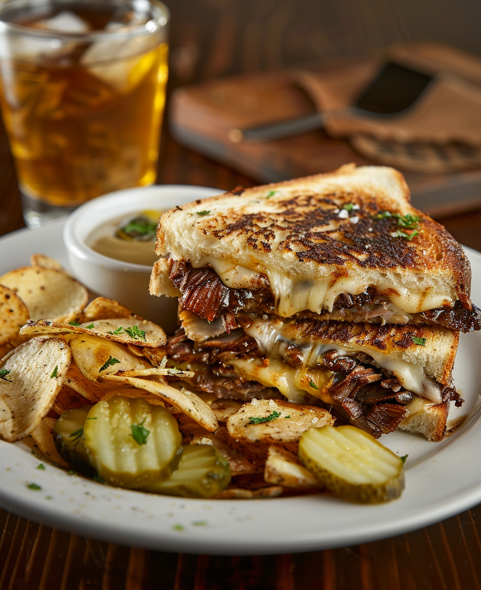 brisket grilled cheese