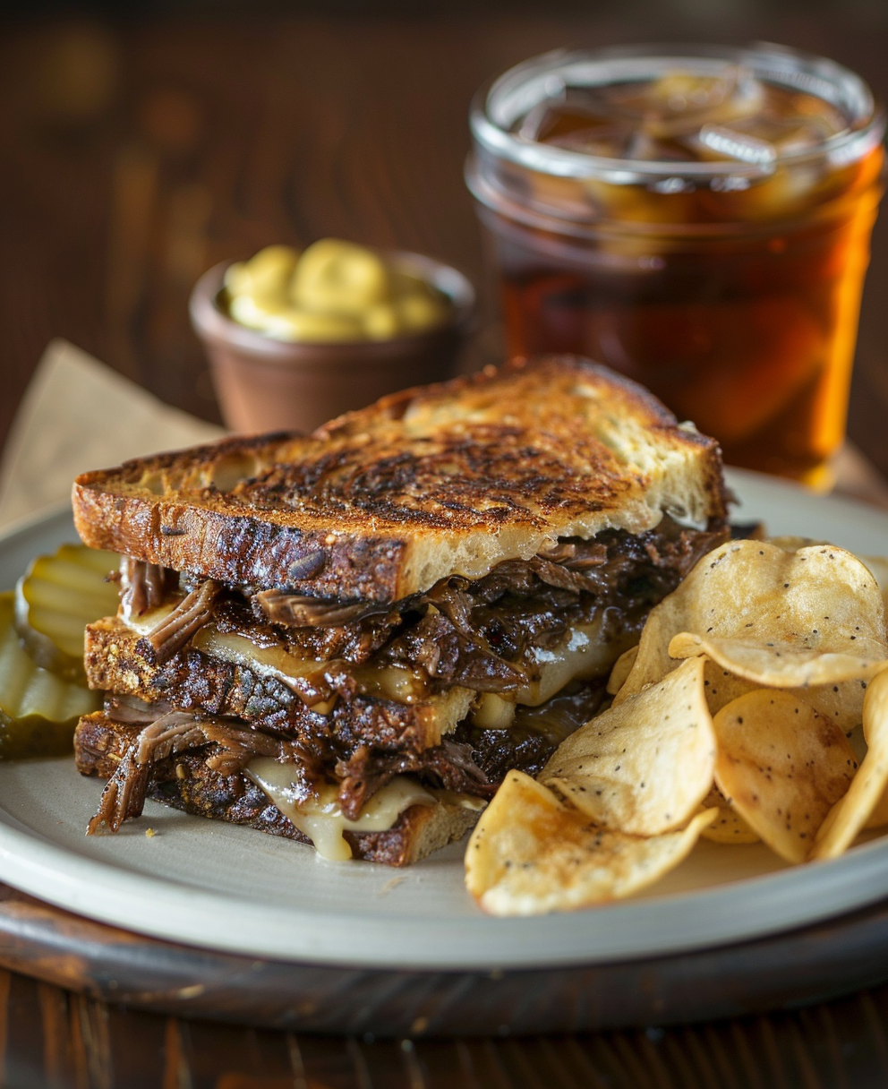 brisket grilled cheese