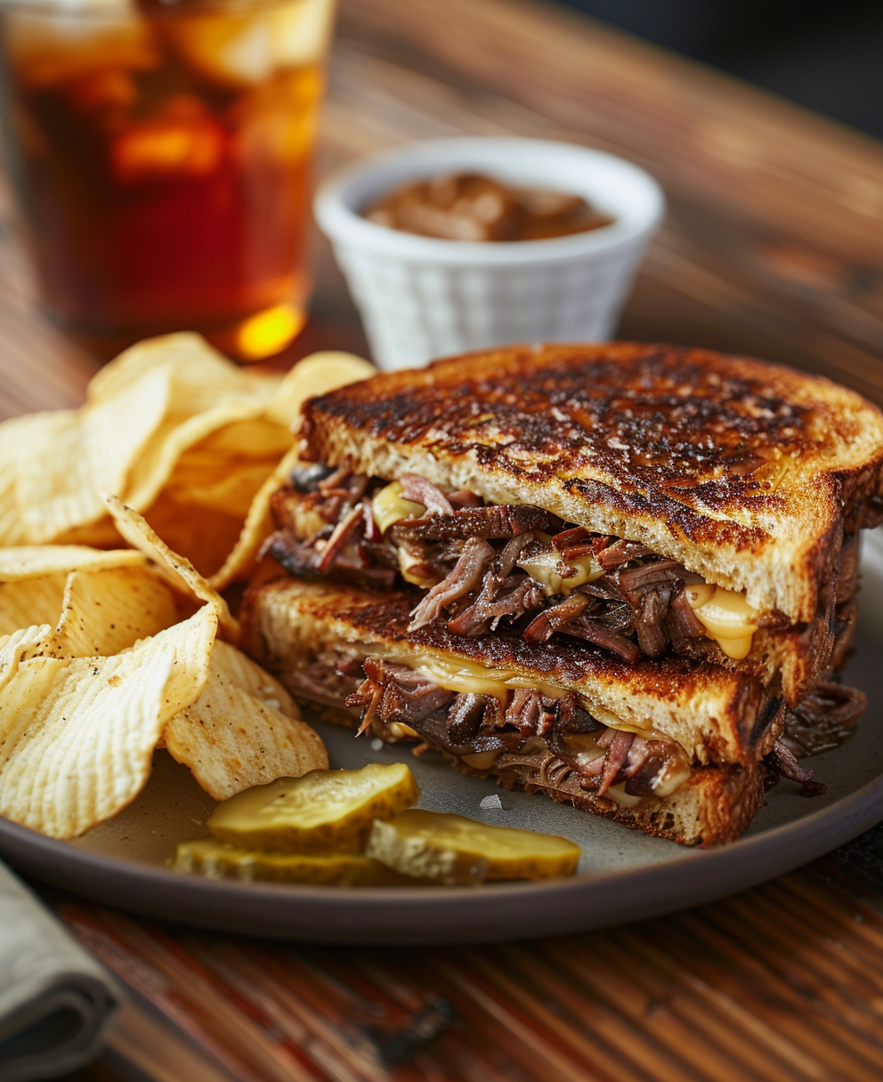brisket grilled cheese