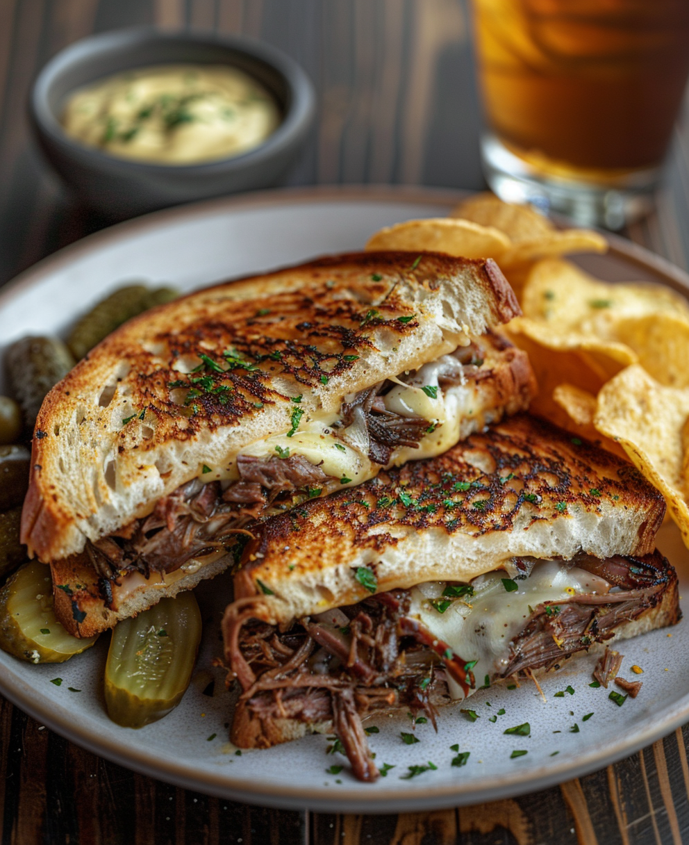 brisket grilled cheese