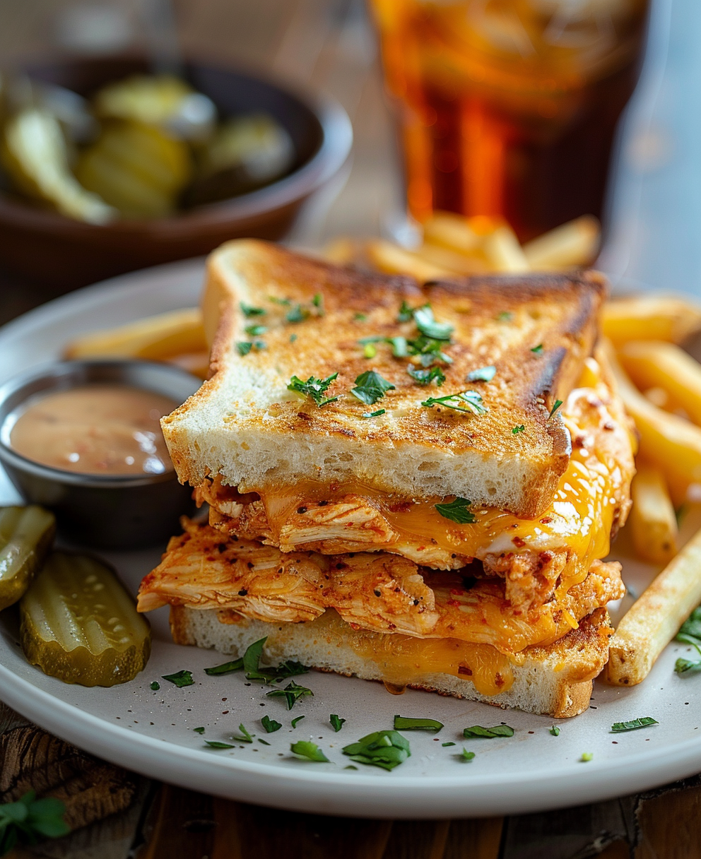 chicken grilled cheese