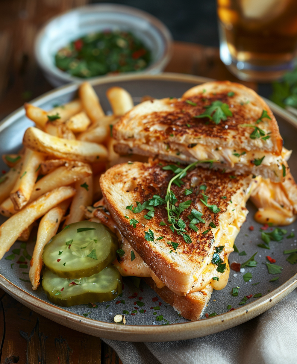 chicken grilled cheese