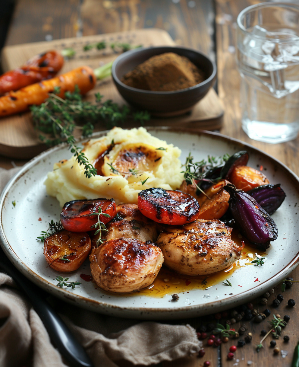 grilled chicken patties