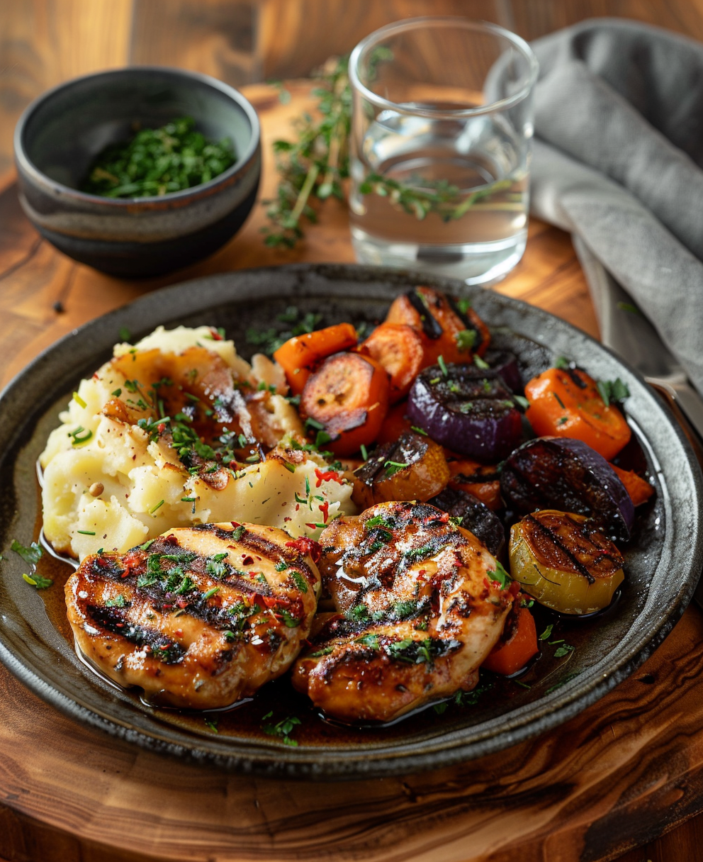 grilled chicken patties