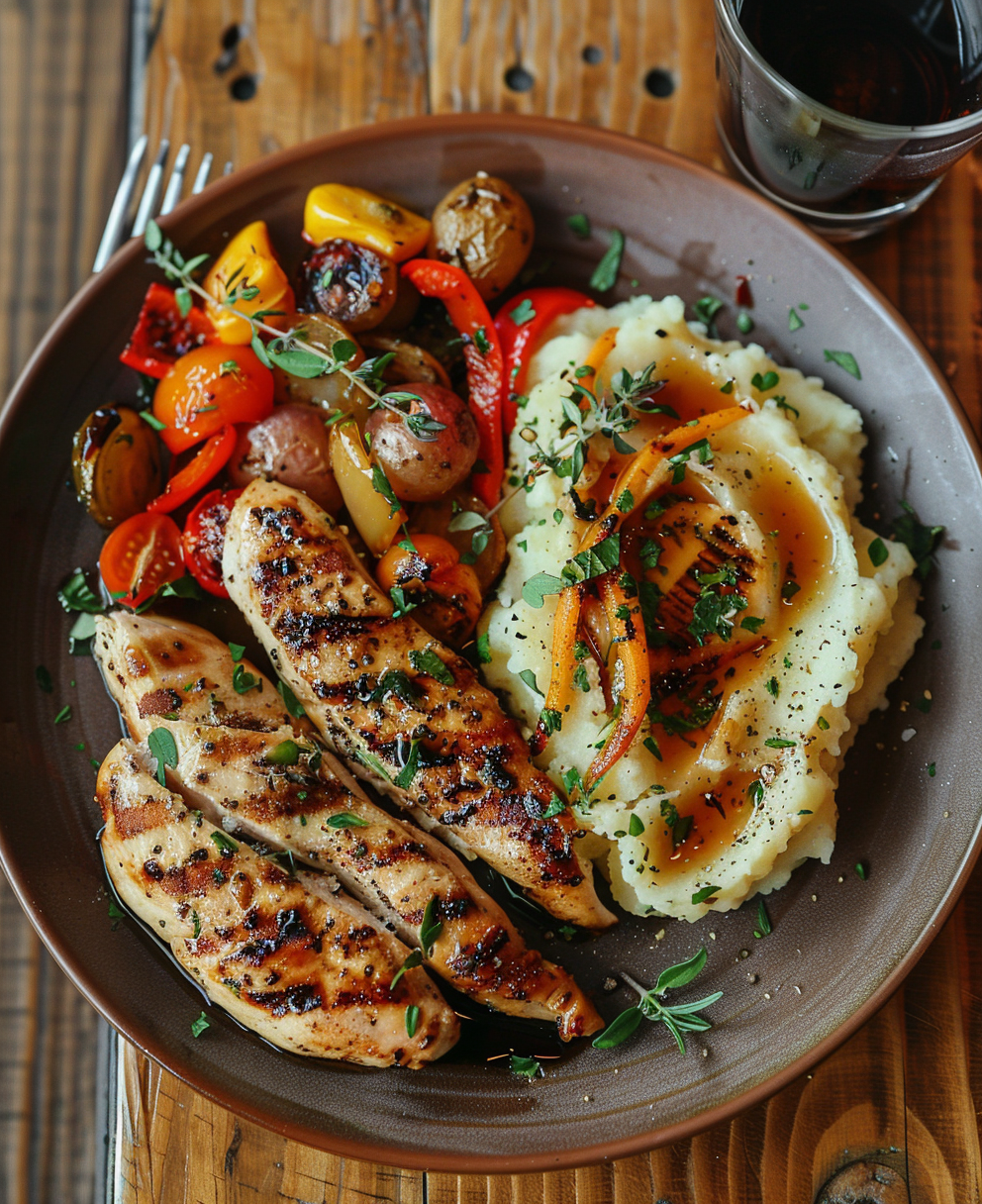 grilled chicken strips