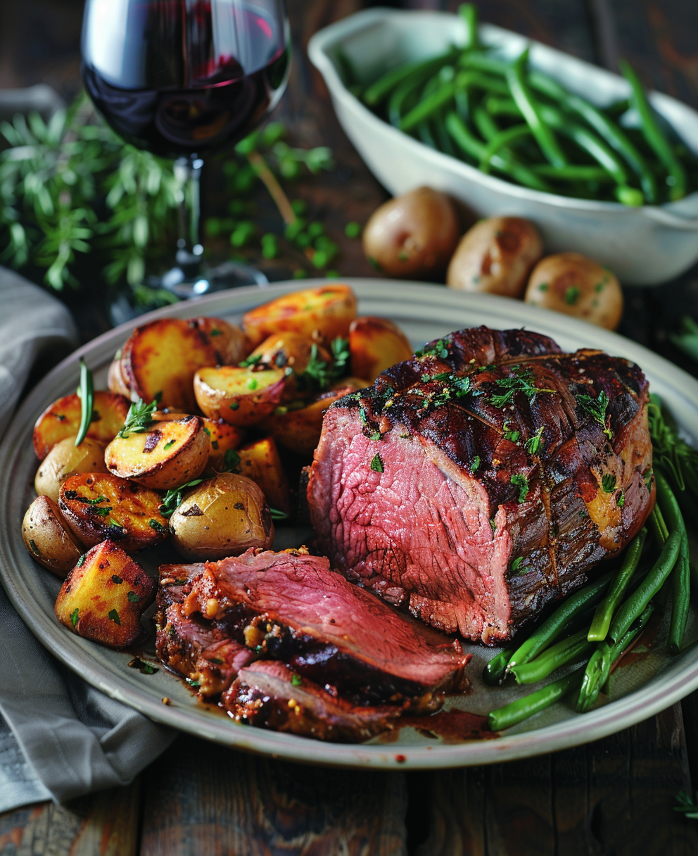 grilled prime rib roast