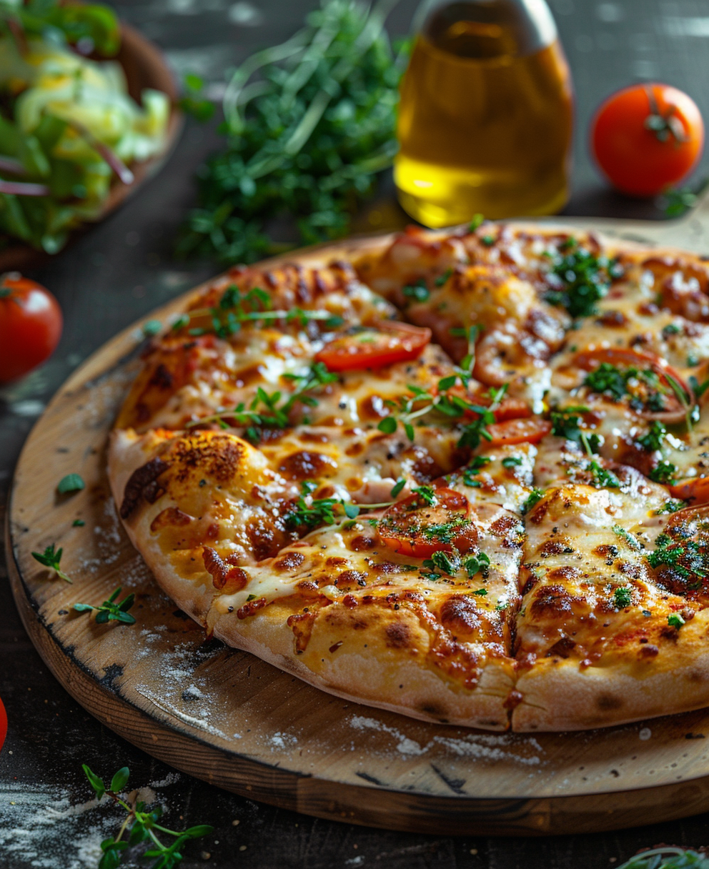 grilling with pizza stone