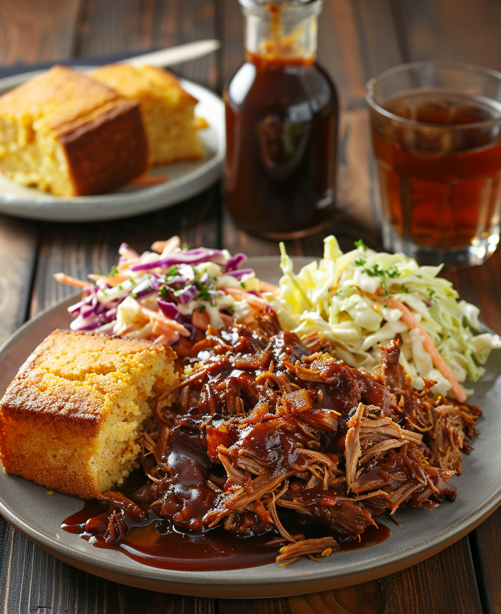 how to make barbecue pulled pork in the oven
