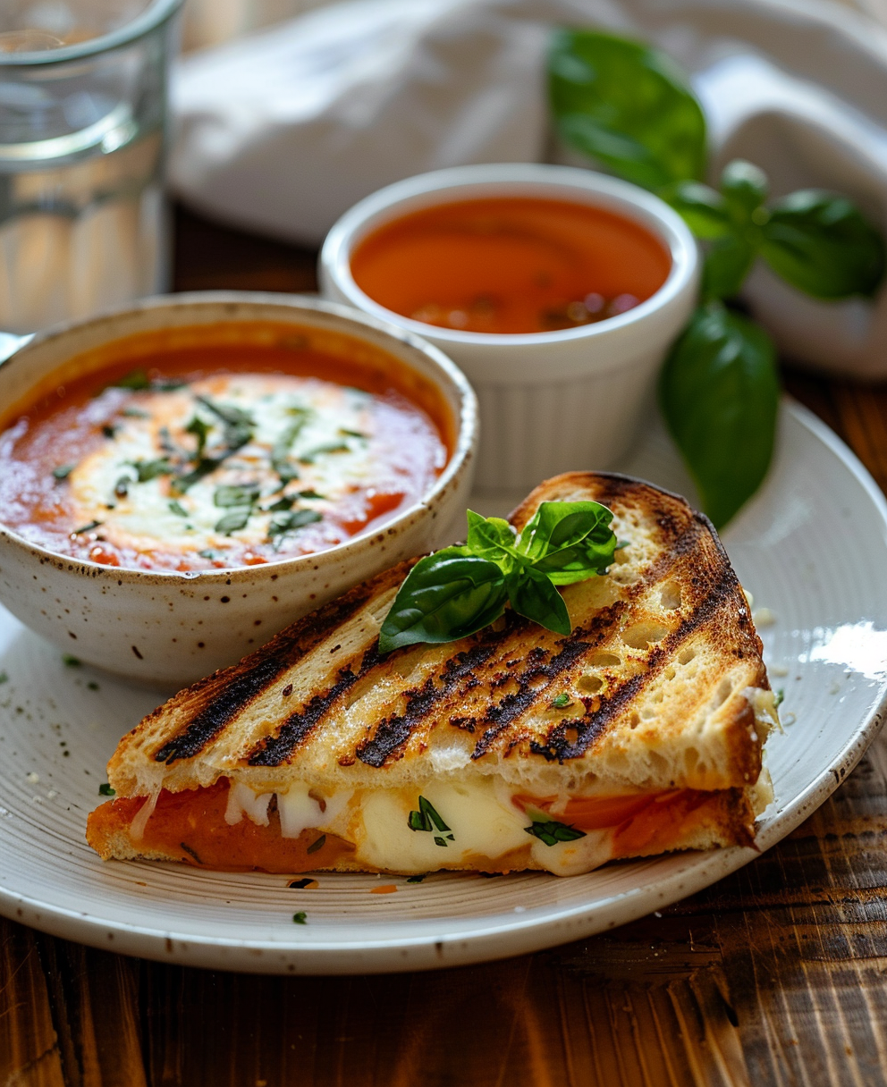 mozzarella grilled cheese