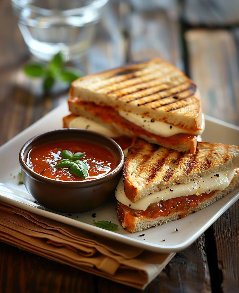 mozzarella grilled cheese