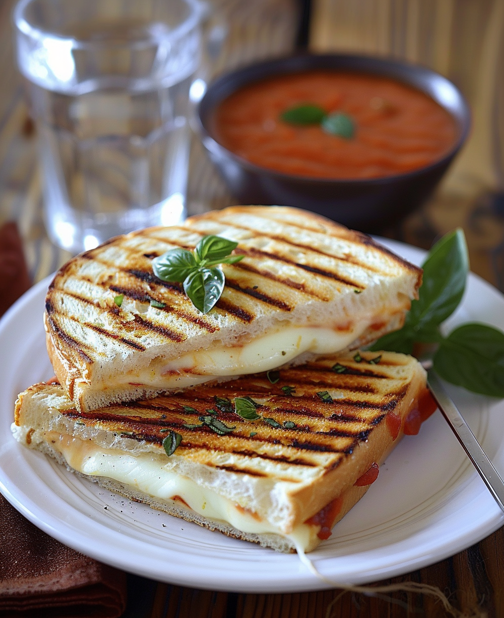mozzarella grilled cheese