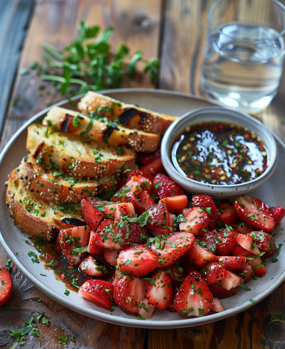 strawberries barbecue seasoning
