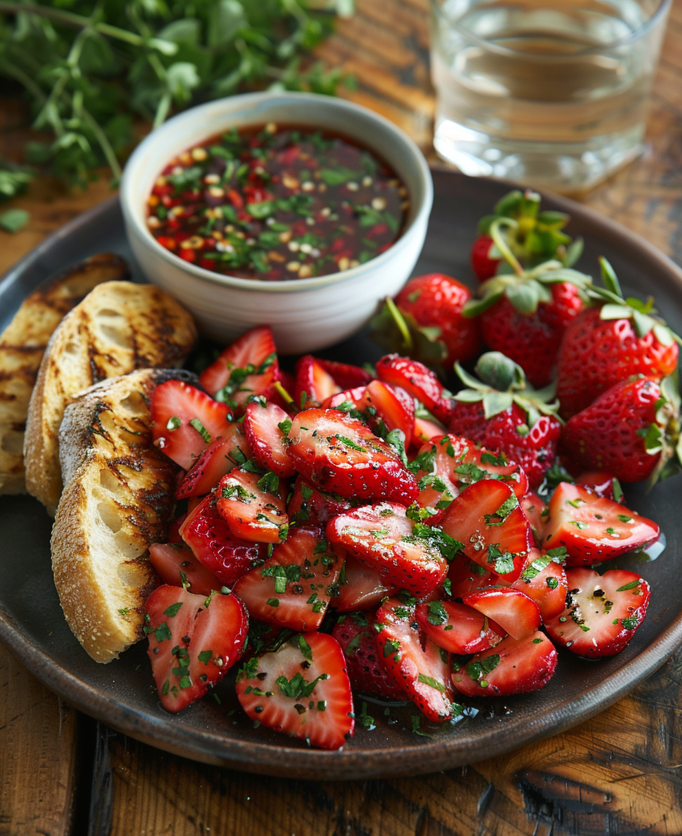 strawberries barbecue seasoning