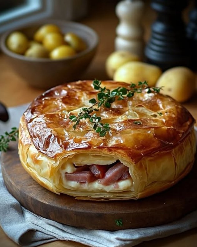 Bacon-Wrapped Camembert Delight