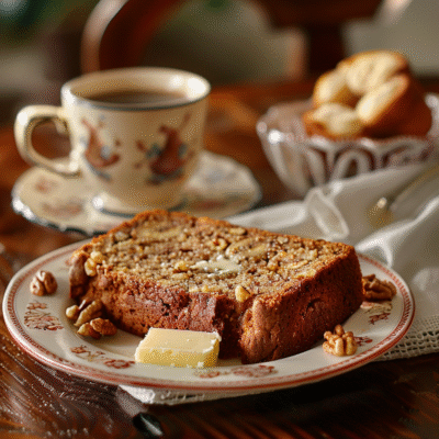 Banana Nut Bread with Walnuts: Irresistibly Moist & Nutty Delight