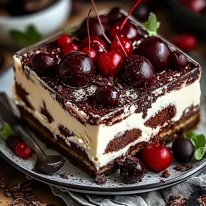 Black Forest Tiramisu