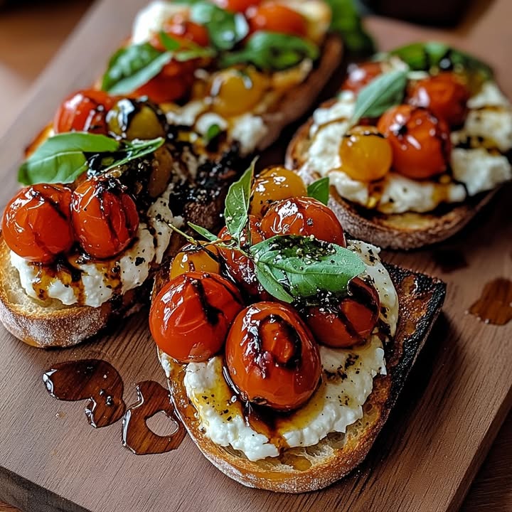 Burrata Tomato Bruschetta