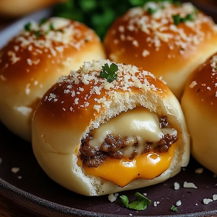 Cheeseburger Garlic Bombs