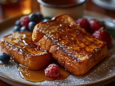 Classic French Toast with Maple Syrup: Irresistibly Delicious Breakfast Idea
