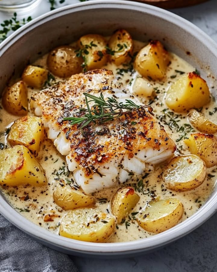 Creamy Cod Potatoes